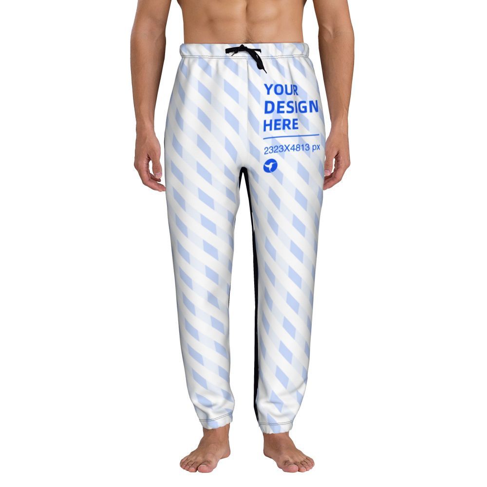POD Fitness Running Soft And Comfortable Men's Printed Sweatpants