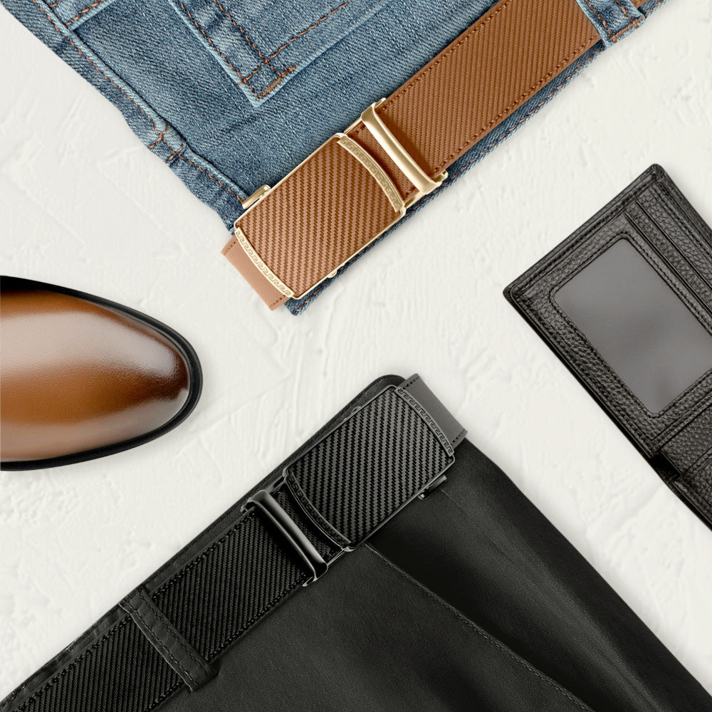 Men's Belt Buckle Leather