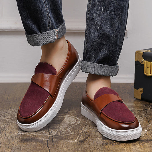 Business Leather Shoes Slip-on Casual Shoes Men