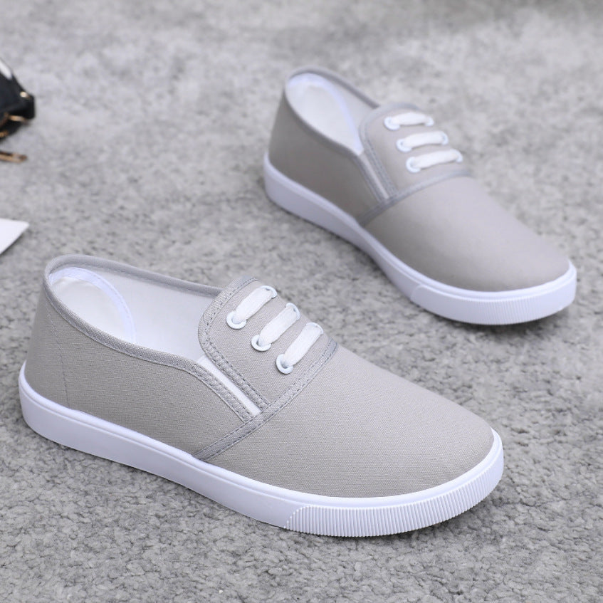 Slip-on Canvas Shoes Flat Men& Women
