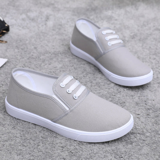 Slip-on Canvas Shoes Flat Men& Women