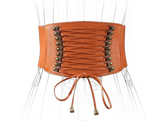 super wide waist women fashion elastic elastic fringed wide belt decorative skirt accessories