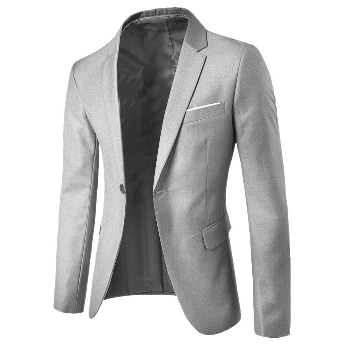 Solid Color Suit Youth Fashion Slim-fitting Men's Clothing Autumn New Men's Casual