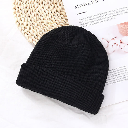 Autumn And Winter Warm Landlord Hat Melon Skin Men/Women/kids Retro Knitted Hat