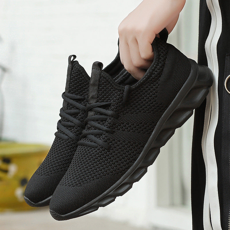 Unisex running casual breathable plus size shoes