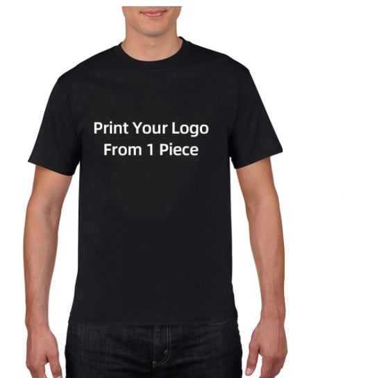 POD Cotton European And American Large Size Foreign Trade T Shirt