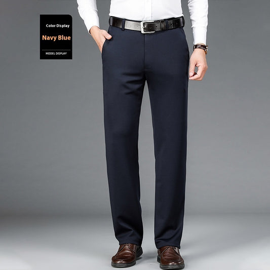 Brand New Business Suit Pants Men Ice Silk Casual Pants