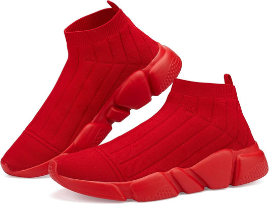 Mens Sneakers Gym Breathable Tennis Running Walking Slip on Shoes