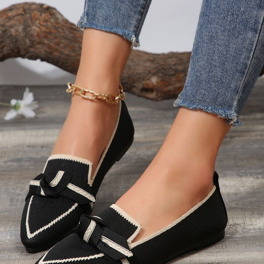 Ladies fashion flat pointed Shoes