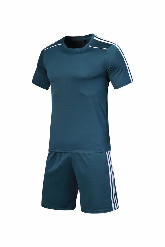 POD Men's And Women's Casual Short-sleeved Shorts Suit