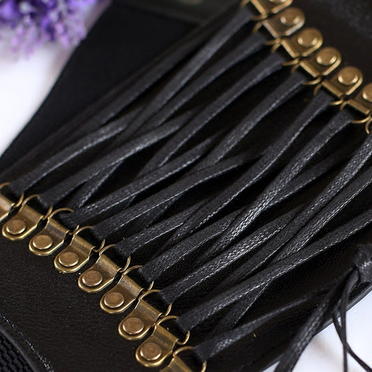 super wide waist women fashion elastic elastic fringed wide belt decorative skirt accessories