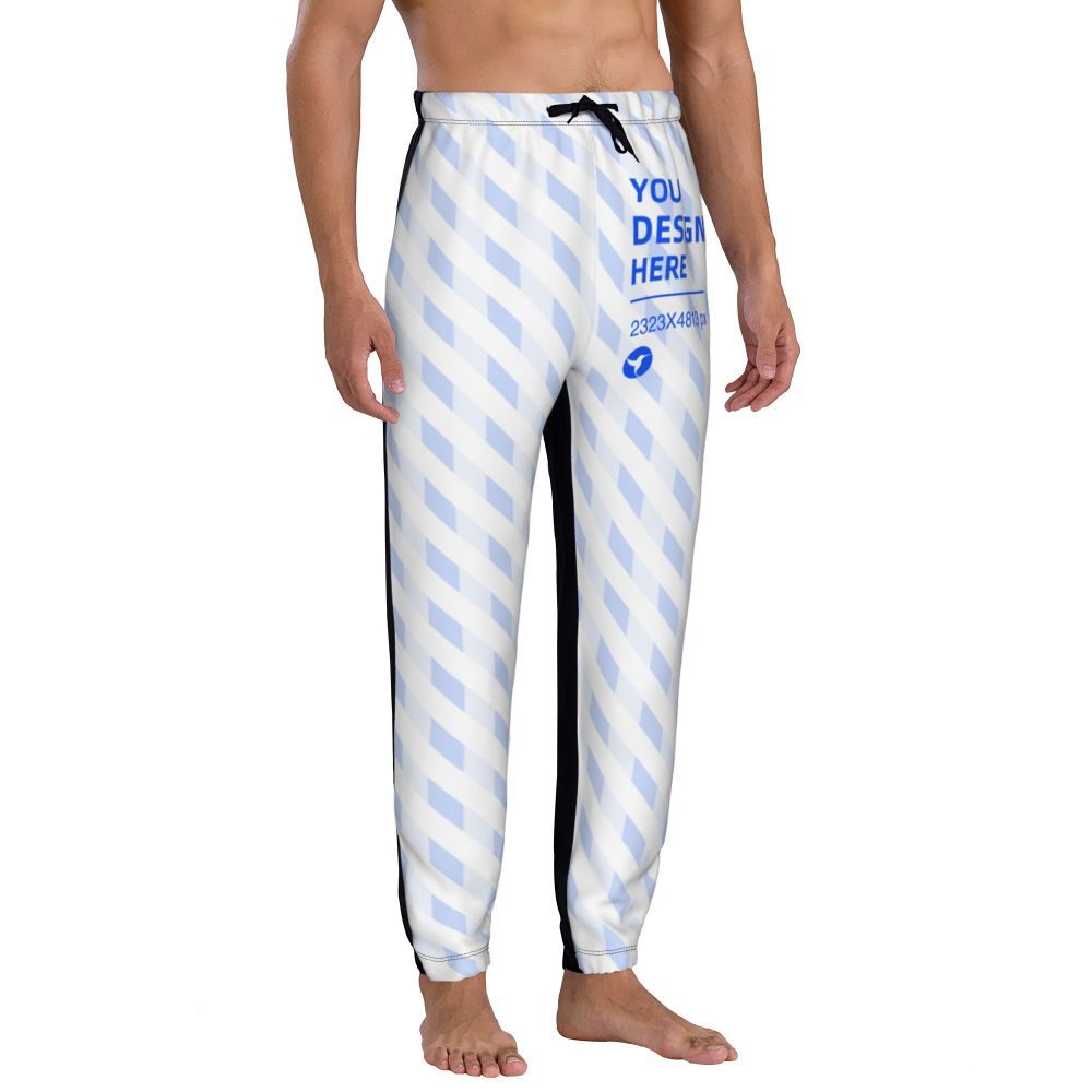 POD Fitness Running Soft And Comfortable Men's Printed Sweatpants