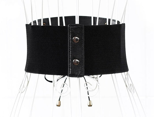 super wide waist women fashion elastic elastic fringed wide belt decorative skirt accessories