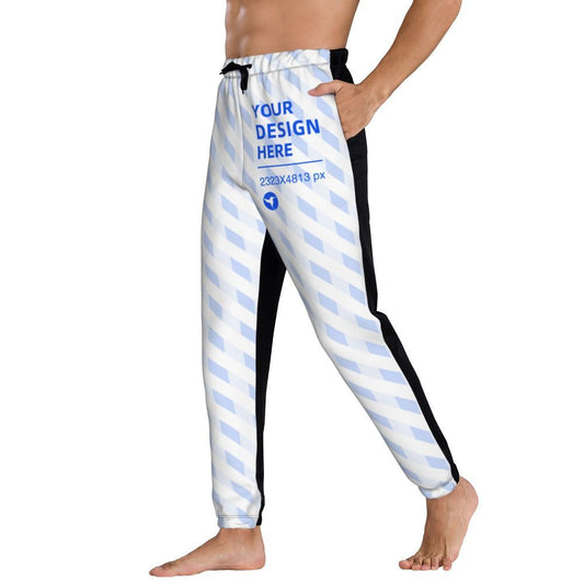 POD Fitness Running Soft And Comfortable Men's Printed Sweatpants