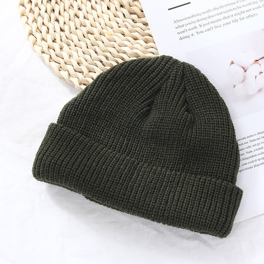 Autumn And Winter Warm Landlord Hat Melon Skin Men/Women/kids Retro Knitted Hat
