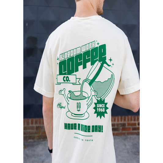 All gender outfit (Kingdom Work Coffee Co. Tee)