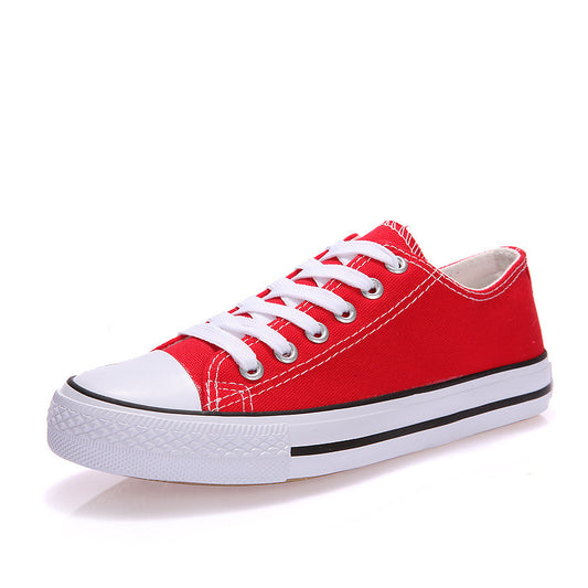 American Unisex Basic Vulcanized Rubber Top Canvas Shoes