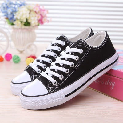 American Unisex Basic Vulcanized Rubber Top Canvas Shoes