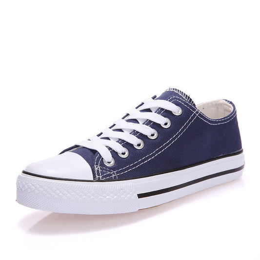American Unisex Basic Vulcanized Rubber Top Canvas Shoes