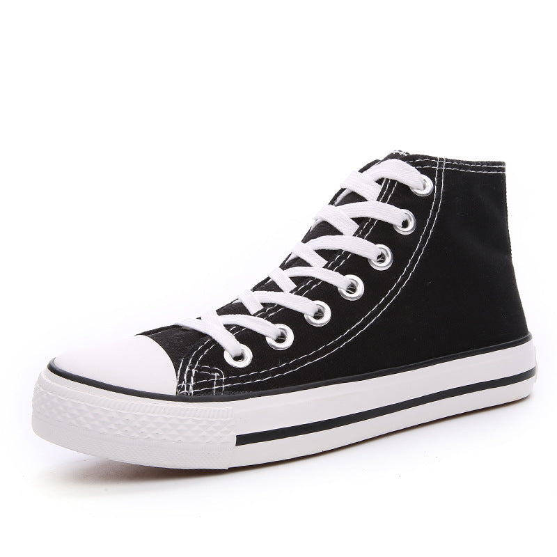 American Unisex Basic Vulcanized Rubber Top Canvas Shoes