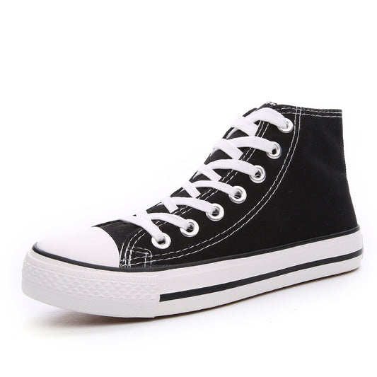 American Unisex Basic Vulcanized Rubber Top Canvas Shoes