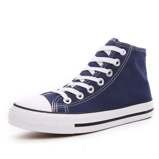 American Unisex Basic Vulcanized Rubber Top Canvas Shoes