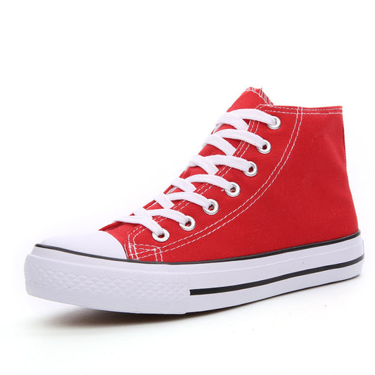 American Unisex Basic Vulcanized Rubber Top Canvas Shoes