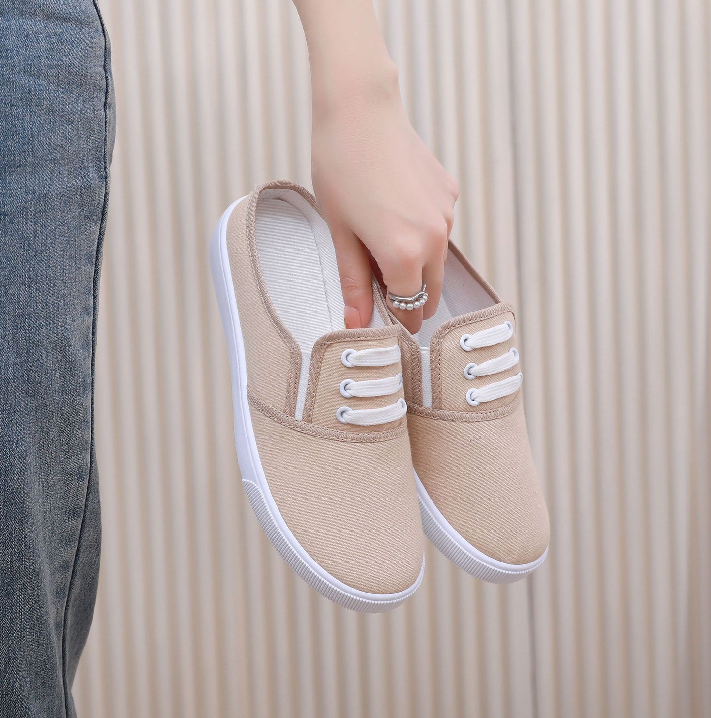 Slip-on Canvas Shoes Flat Men& Women