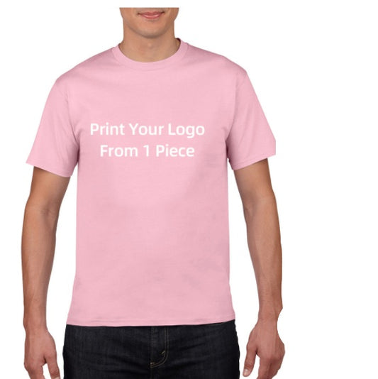 POD Cotton European And American Large Size Foreign Trade T Shirt
