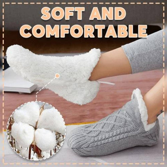 Winter Woolen Socks Women Thicken Warm Home Bedroom Socks Slippers
