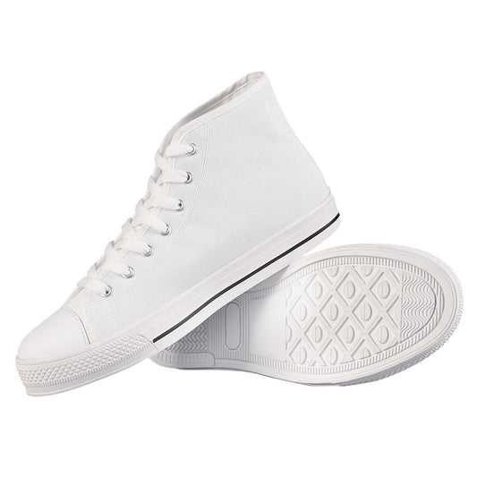 POD Customized Casual High Top Canvas Shoes