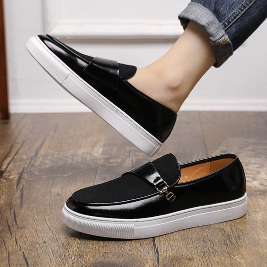 Business Leather Shoes Slip-on Casual Shoes Men