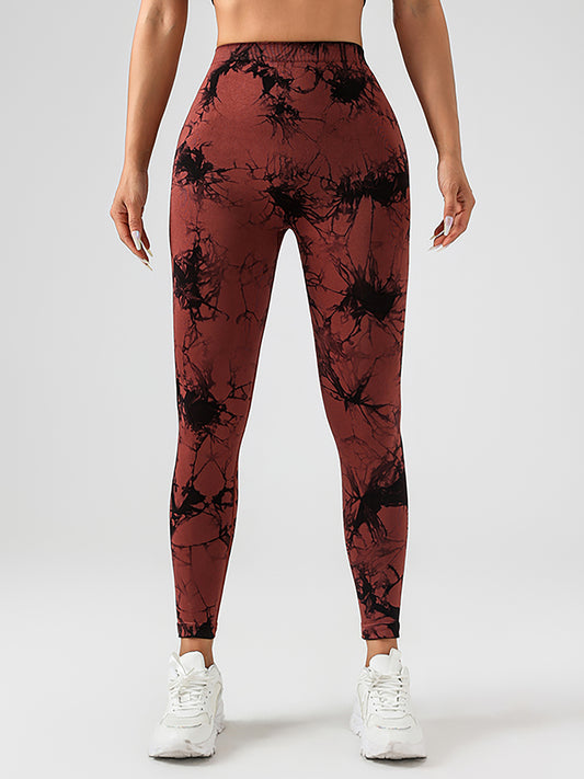 3 Pack Women'S Scrunch Workout Leggings, High Waisted Butt Lifting Tie-Dye V Back Waist Seamless Gym Yoga Leggings, Workout Leggings for Women Jada Leggings