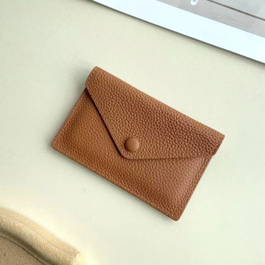 Custom  Small Wallet Fashion Luxury Personalize Name Envelope Card Holder Purse,  Gift