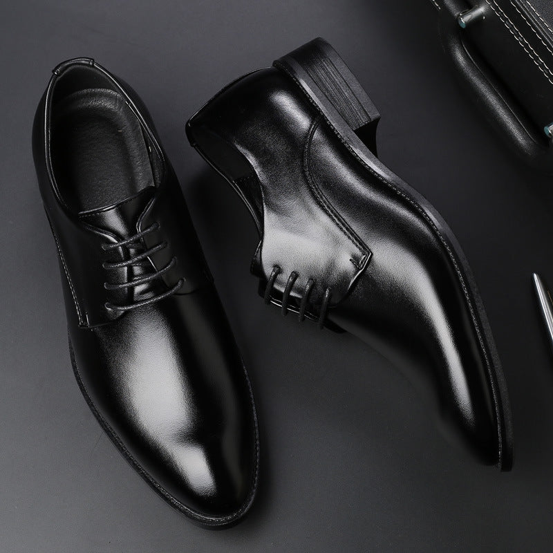 High quality new  business men leather shoes shoes men's dress shoes black tie factory direct code