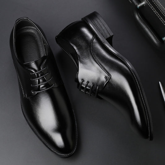 High quality new  business men leather shoes shoes men's dress shoes black tie factory direct code