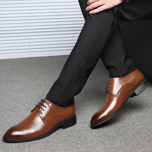 High quality new  business men leather shoes shoes men's dress shoes black tie factory direct code