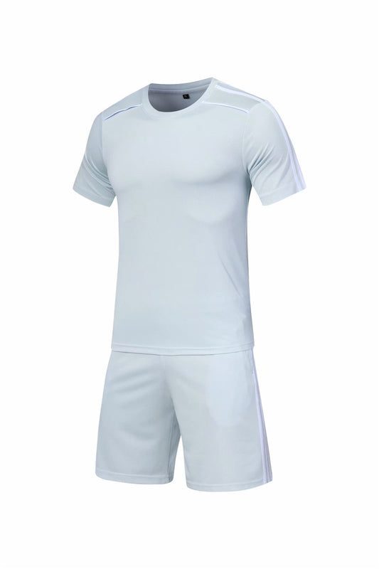 POD Men's And Women's Casual Short-sleeved Shorts Suit