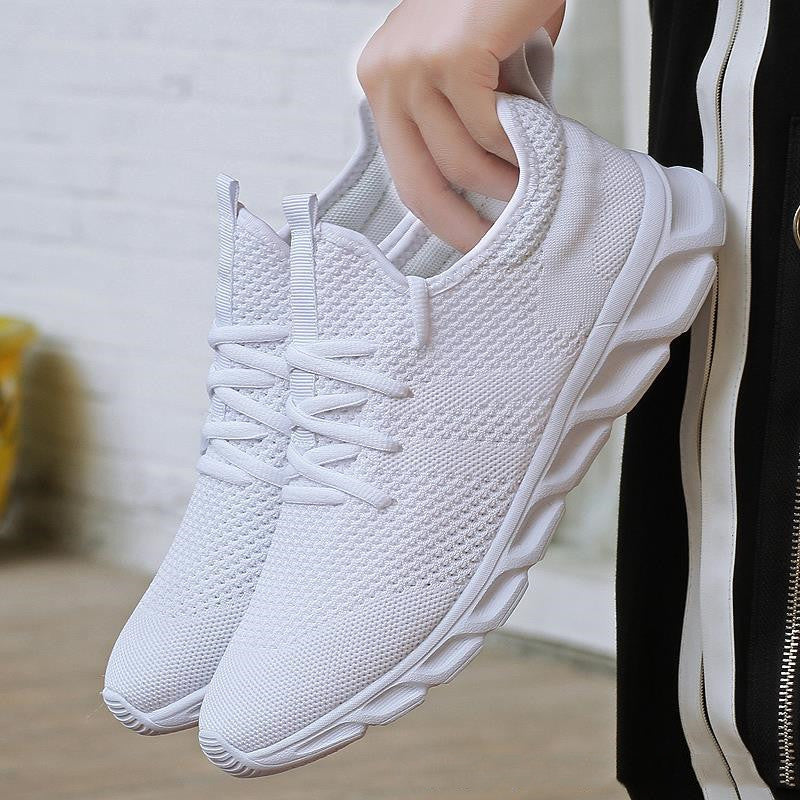 Unisex running casual breathable plus size shoes