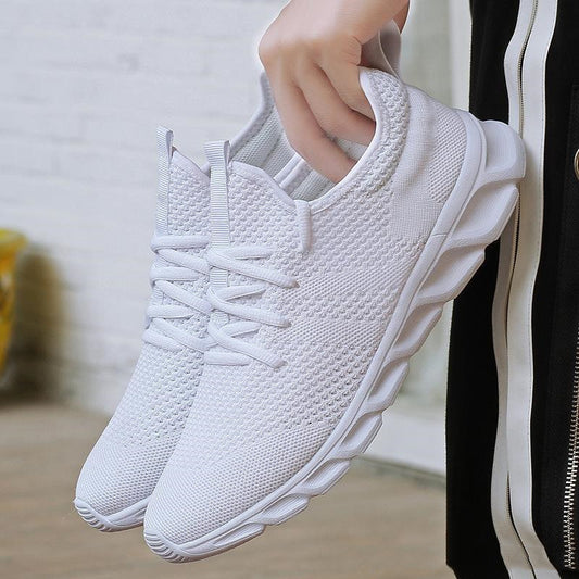 Unisex running casual breathable plus size shoes
