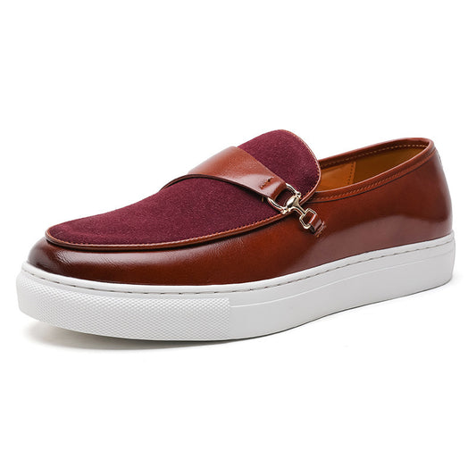 Business Leather Shoes Slip-on Casual Shoes Men