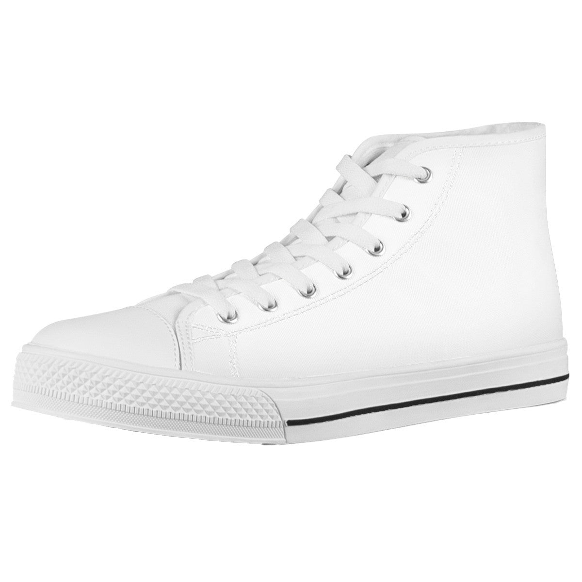 POD Customized Casual High Top Canvas Shoes