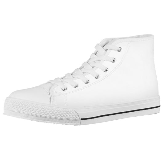 POD Customized Casual High Top Canvas Shoes