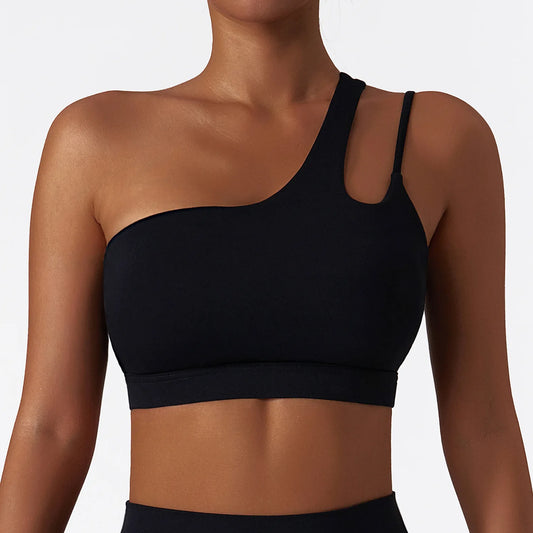 Women's Stretch Yoga Bra with Chest Pad - Versatile Sports Bra and Fitness Tank Top