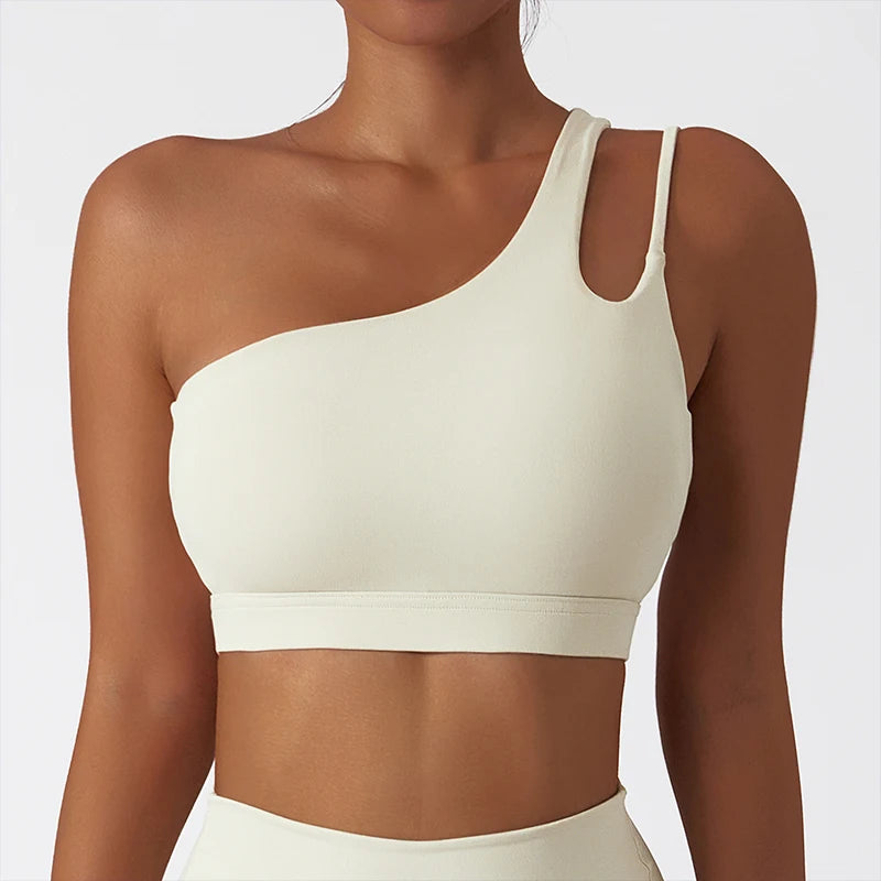 Women's Stretch Yoga Bra with Chest Pad - Versatile Sports Bra and Fitness Tank Top