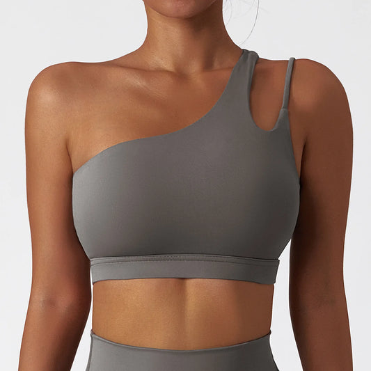 Women's Stretch Yoga Bra with Chest Pad - Versatile Sports Bra and Fitness Tank Top
