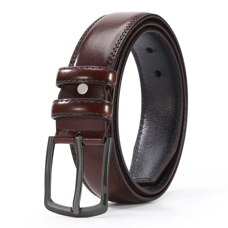 Fashion Men's Business Belt 2025 New Creative Gifts Belt Laser Logo Factory Wholesale