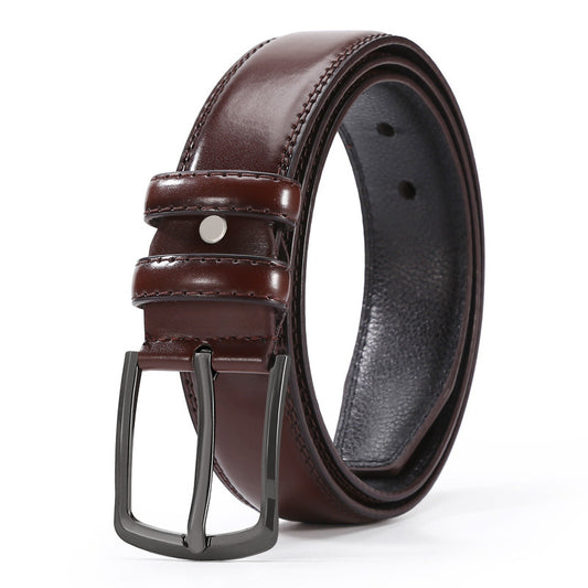 Fashion Men's Business Belt 2025 New Creative Gifts Belt Laser Logo Factory Wholesale
