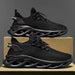Unisex Casual Sports Shoes Breathable Lightweight Sneakers Outdoor, Black Running Shoes Athletic Jogging Tennis Walking Shoes