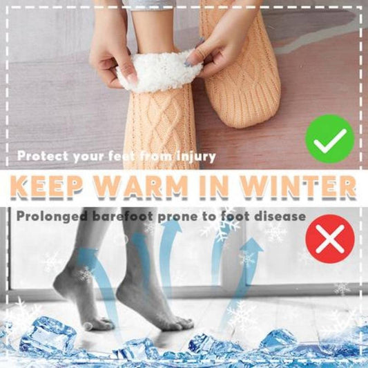 Winter Woolen Socks Women Thicken Warm Home Bedroom Socks Slippers